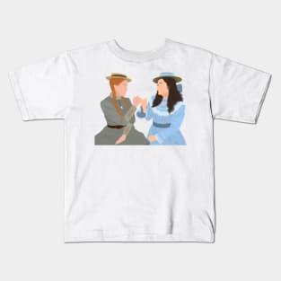 Anne and Diana Pinky Swear Oath Promise Fan Art Kids T-Shirt